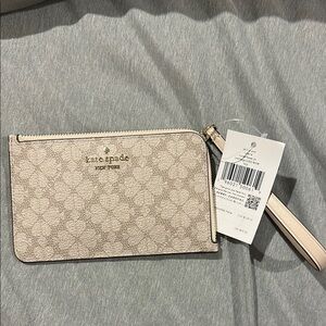 Kate Spade Beige Wristlet